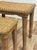 Vintage Woven Wicker Nesting Tables, a Pair For Sale - Image 10 of 10