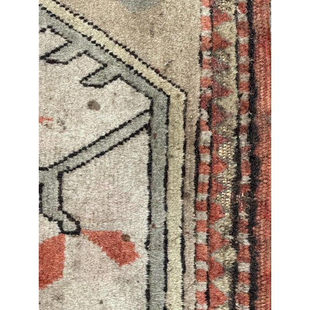 Large Vintage Distressed Turkish Kars Rug, 1980s For Sale - Image 13 of 15