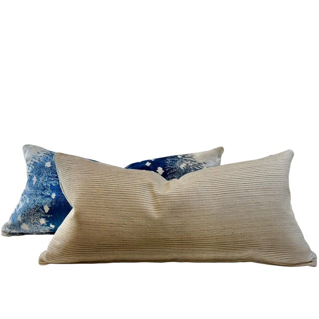 The House of Scalamandre Scalamandré Antelope Lumbar Pillows - A Pair For Sale - Image 4 of 4