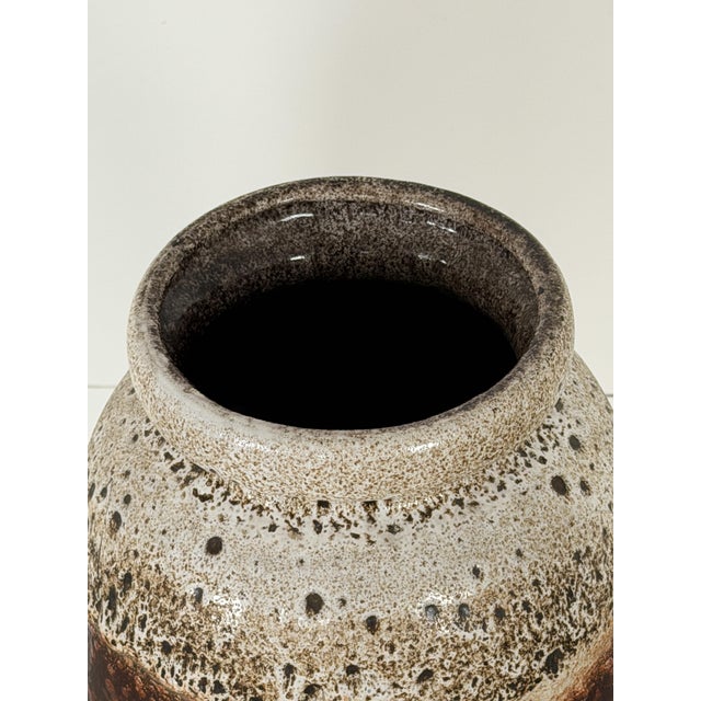 Late 20th Century Floor Vase 284-53 in Fat Lava Ceramic by Scheurich, West Germany, 1970s For Sale - Image 5 of 7