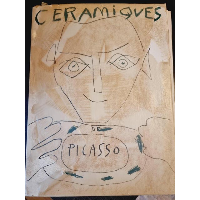 Paper Print Depicting Pablo Picasso Vallauris Plate with Bird from Albert Skira, Mid-20th Century For Sale - Image 7 of 9