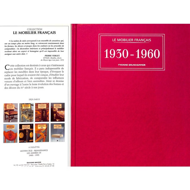 Traditional "Le Mobilier Francais: 1930-1960" 1997 Brunhammer, Yvonne For Sale - Image 3 of 12