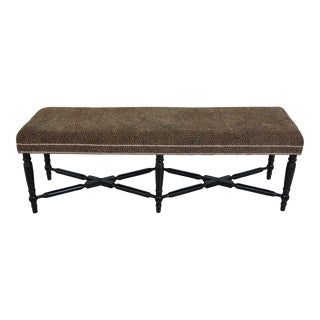 Bamboo Form 6 Leg Stretcher Base Window Bench For Sale