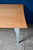 Extendable Table with Bent Steel and Light Wood Legs, 1990s For Sale - Image 9 of 18