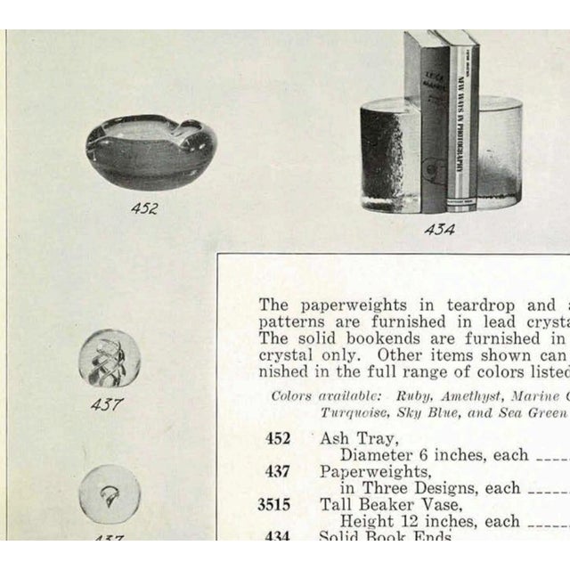 Mid Century Blenko Ashtray For Sale - Image 13 of 14
