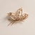 Vintage Mikimoto Akoya Pearl Lotus Floral Brooch 14k Gold For Sale - Image 4 of 6