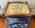 Large Antique Early 19th Century Chinese Export Porcelain Canton Blue and White Rectangular Tea Canister Caddy Vase For Sale - Image 12 of 12