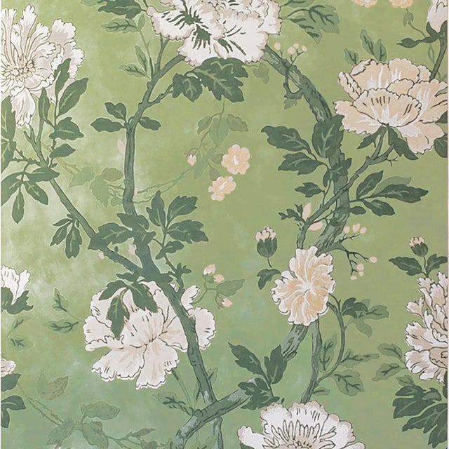 Lee Jofa Sample - Carrier & Company for Lee Jofa Inisfree Wallpaper, Meadow For Sale - Image 4 of 4