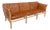 Three-Seater Ilona Safari Sofa in Leather by Arne Norell, Sweden, 1970s For Sale