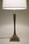 1970s Laurel Mid Century Modern Pyramid Brass Wood Table Lamp Montagna Grillo Tonello Italy High Society For Sale In Los Angeles - Image 6 of 12