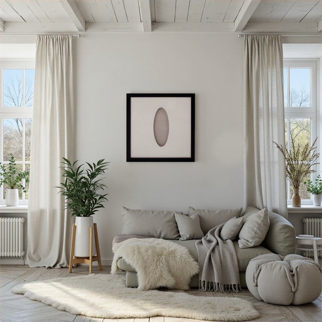 2020s Dimensional Paper Oval Shadowbox Art For Sale - Image 5 of 8