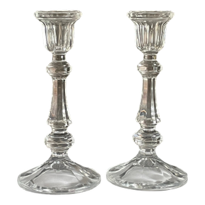 Cristal D' Arques Durand Candle Holders