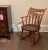 19th Century Antique Windsor Arrow Back Child’s Rocking Chair For Sale - Image 5 of 5