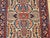 Vintage Persian Sarouk Accent Rug, Hand-Knotted Wool, Allover Floral Pattern, 2x4, Ivory & Navy For Sale - Image 9 of 13