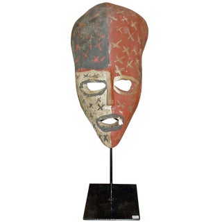 Tribal Wood Mask For Sale