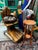1970s Vintage Minimalist Wooden Tall Plant Stand Scandinavian Style For Sale - Image 5 of 5