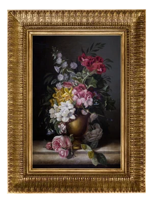 Carlo De Tommasi, Floral Still Life, 2017, Oil on Canvas, Framed
