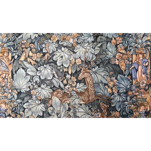 Feuilles De Choux Audenarde Style Tapestry With Deer For Sale In Los Angeles - Image 6 of 9