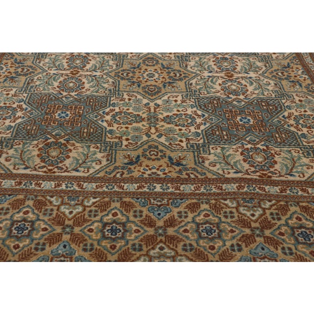Mid 20th Century Vintage Persian Kashan Rug, 04'05 X 07'05 For Sale - Image 5 of 10