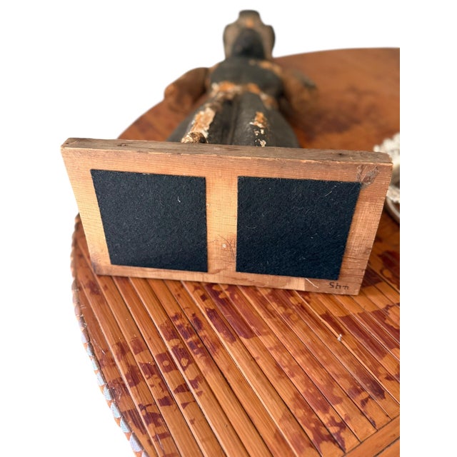 Late 19th Century Spanish Colonial Tradition Polychrome Devotional Figure or Santos For Sale - Image 15 of 15