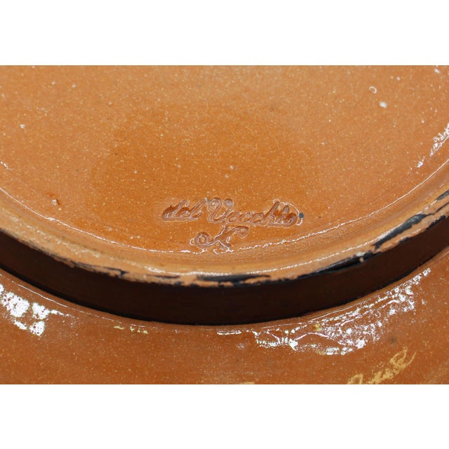 Early 19th Century C. 1800-1830 Naples Greco-Roman Revival Deep Terracotta Bowl For Sale - Image 5 of 7