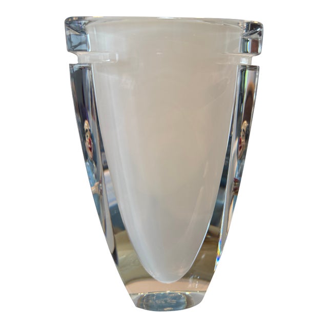 Waterford Metra Art Deco Crystal Vase For Sale