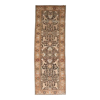 Antique Brown Bakhtiari Corridor Runner rug no.j4756 For Sale