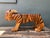 Vintage Handcrafted Wood and Jute Tiger Stool For Sale - Image 4 of 16