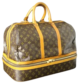 Large Bag with Double Compartments from Louis Vuitton, 1970s