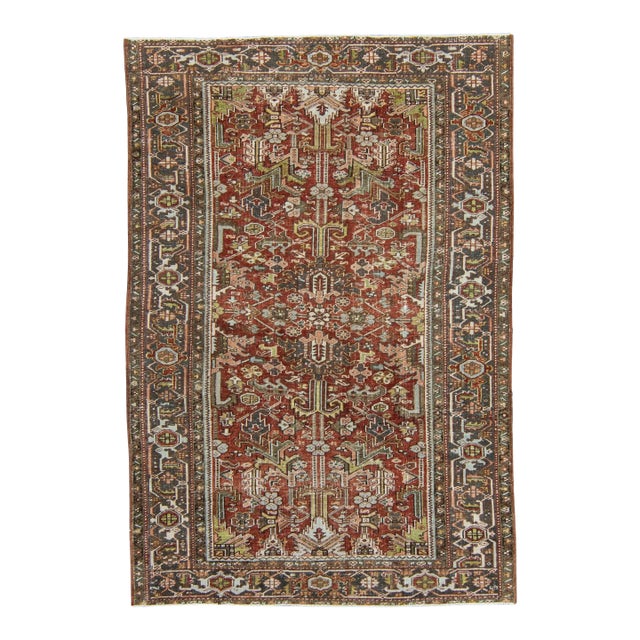 Turkish Vintage Rug 6'2" x 9' #16728 For Sale