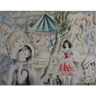 Mily Possoz, La fête foraine, Etching For Sale