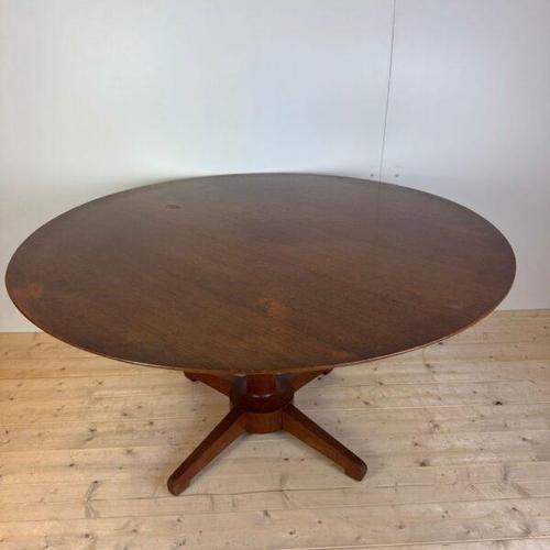Round Teak Dining Table – Danish Design 1960s