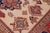 Shabby Chic Tribal Super Kazak Ivory/Red Wool Rug - 8'9'' X 11'8'' For Sale - Image 4 of 10