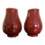 Vintage Oxblood Vases a Pair For Sale