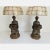 1960s Figurative Asian Planter Lamps & Shell Shades, Pair For Sale - Image 6 of 17