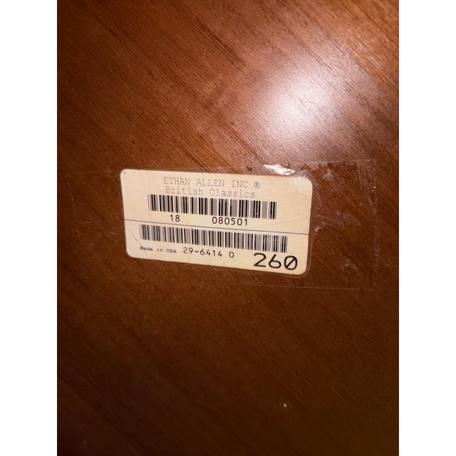 Ethan Allen Ethan Allen, British Classics Collection, Extendable Dining Table For Sale - Image 4 of 7