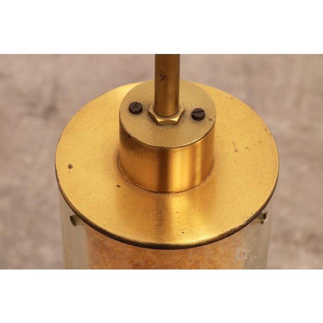 1960s Brutalist Table Lamp Marble & Glass, 1960 For Sale - Image 5 of 17