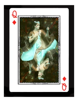 Queen of Diamonds, Underwater Photography, Archival Metallic Paper Contemporary, 2015