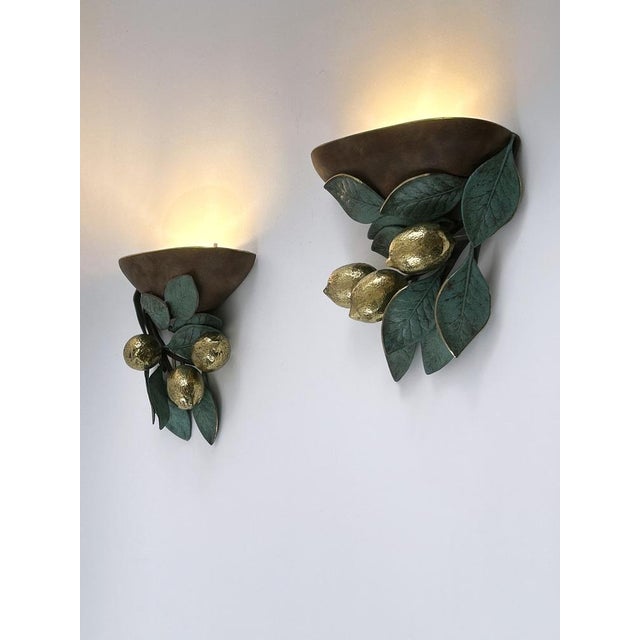 Mid-Century Brass Lemon Sconces by Hans Möller, 1970s, Set of 2 For Sale - Image 13 of 18