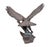 Gray The Alaskin Chilkat Bald Eagle Statue in Pewter by Paul Brunelle, 2000 For Sale - Image 8 of 14
