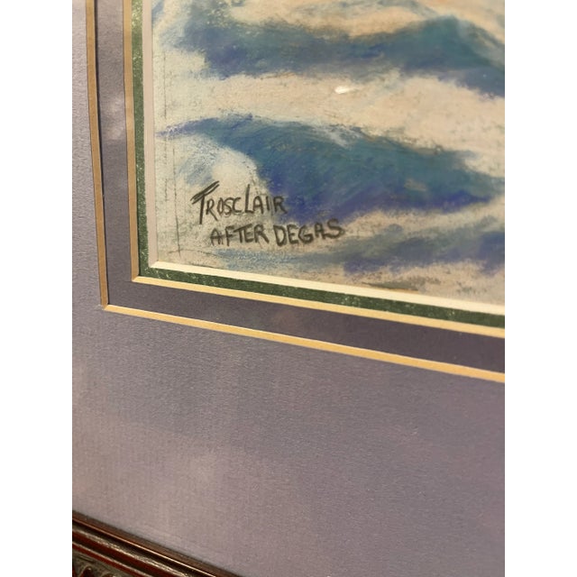 Perfect for a lover of impressionist art, Degas. This would be stunning an a bathroom or powder room, a view from behind,...