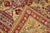 Textile Antique Kashan Burgundy and Golden-Beige Silk Persian Rug For Sale - Image 7 of 7