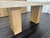 Restoration Hardware Rh Lumi Rectangular Dining Table 72" | Light Oak | Turkish Travertine For Sale - Image 4 of 18