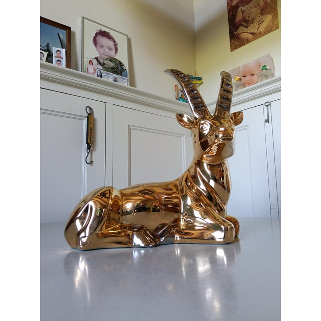 Ceramic Antelope by Ezio Zanardello, 1970s For Sale - Image 9 of 9