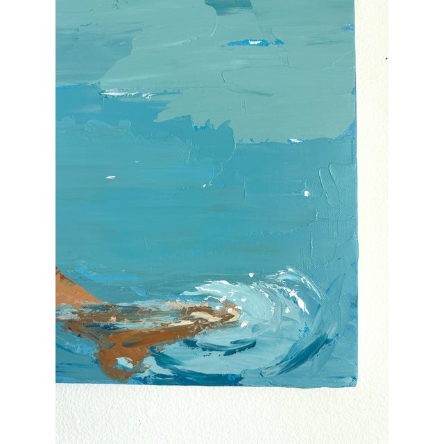 "Big Hat, Cool Toes" Original Modern Oil Painting, by Jennifer Hohlfelder For Sale - Image 4 of 10