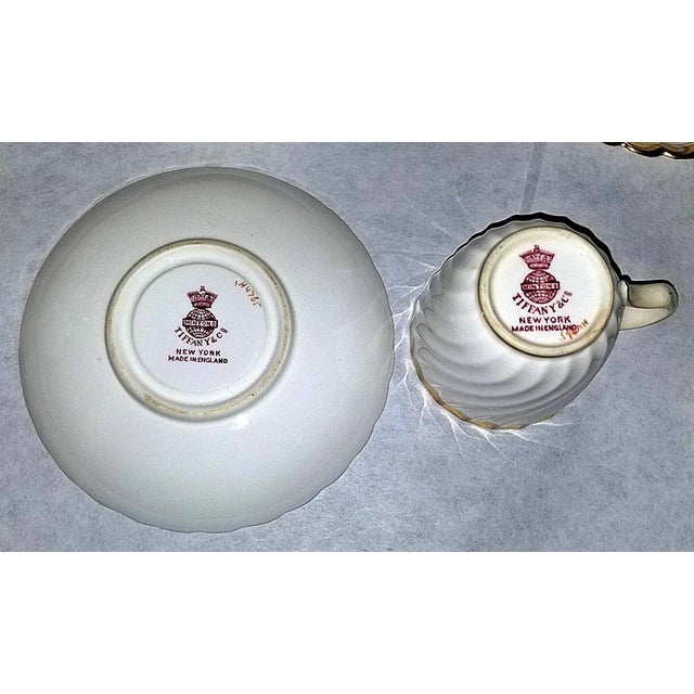 1950s Tiffany & Co. Demitasse Cups & Saucers Set by Minton- 24 Pieces For Sale In West Palm - Image 6 of 9