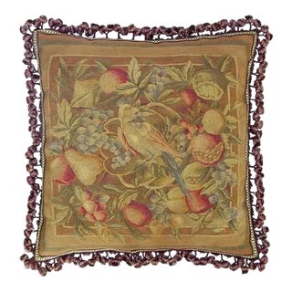 Aubusson Fruit Throw Pillow For Sale