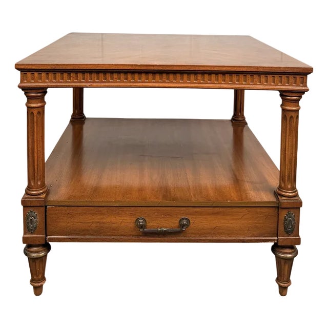 Weiman Rockwood Collection Neo-Classical Walnut Side Table For Sale