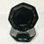 1980s Postmodern Contemporary French Black Glass Dinner Plates - Set of 4 For Sale - Image 11 of 11