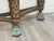Metal Vintage Marble Top Console Table For Sale - Image 7 of 11